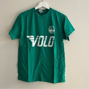 Volo Sports Washington DC Kelly Green White Short Sleeve T-Shirt Size Medium